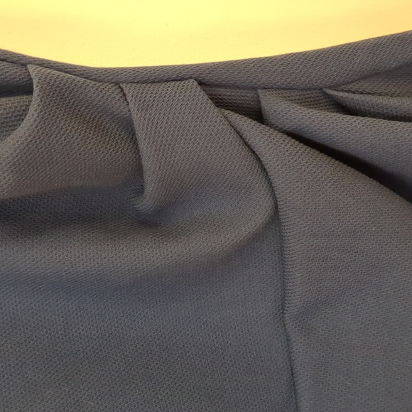 *3/$25 Le Chateau asymmetrical ruched dress with bead collar detail - Picture 4 of 7